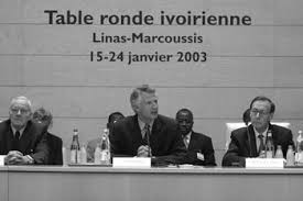 Table ronde ivoirien de Linas-Marcoussis, ph. thomas.enix.org
