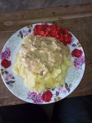 &eacute;minc&eacute; de poulet &agrave; la zurichoise